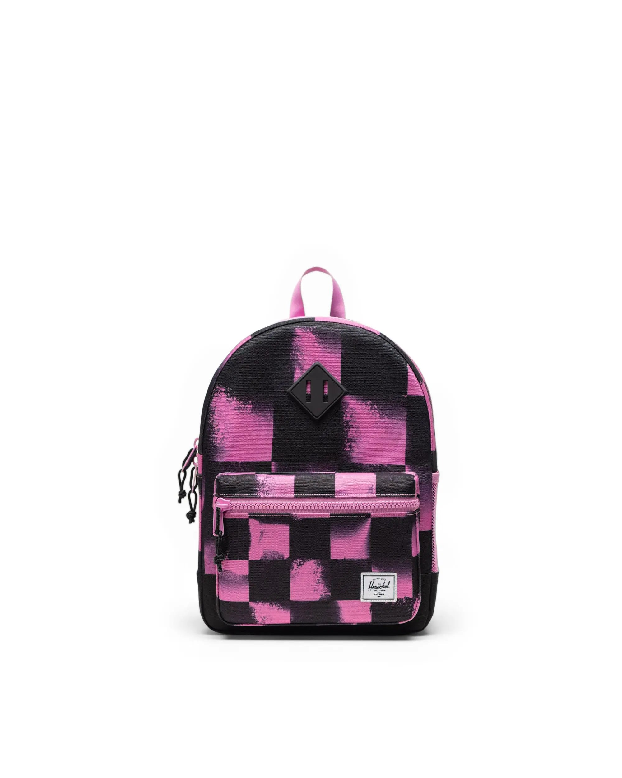 Heritage™ Kids Backpack Stencil Check Opera Mauve