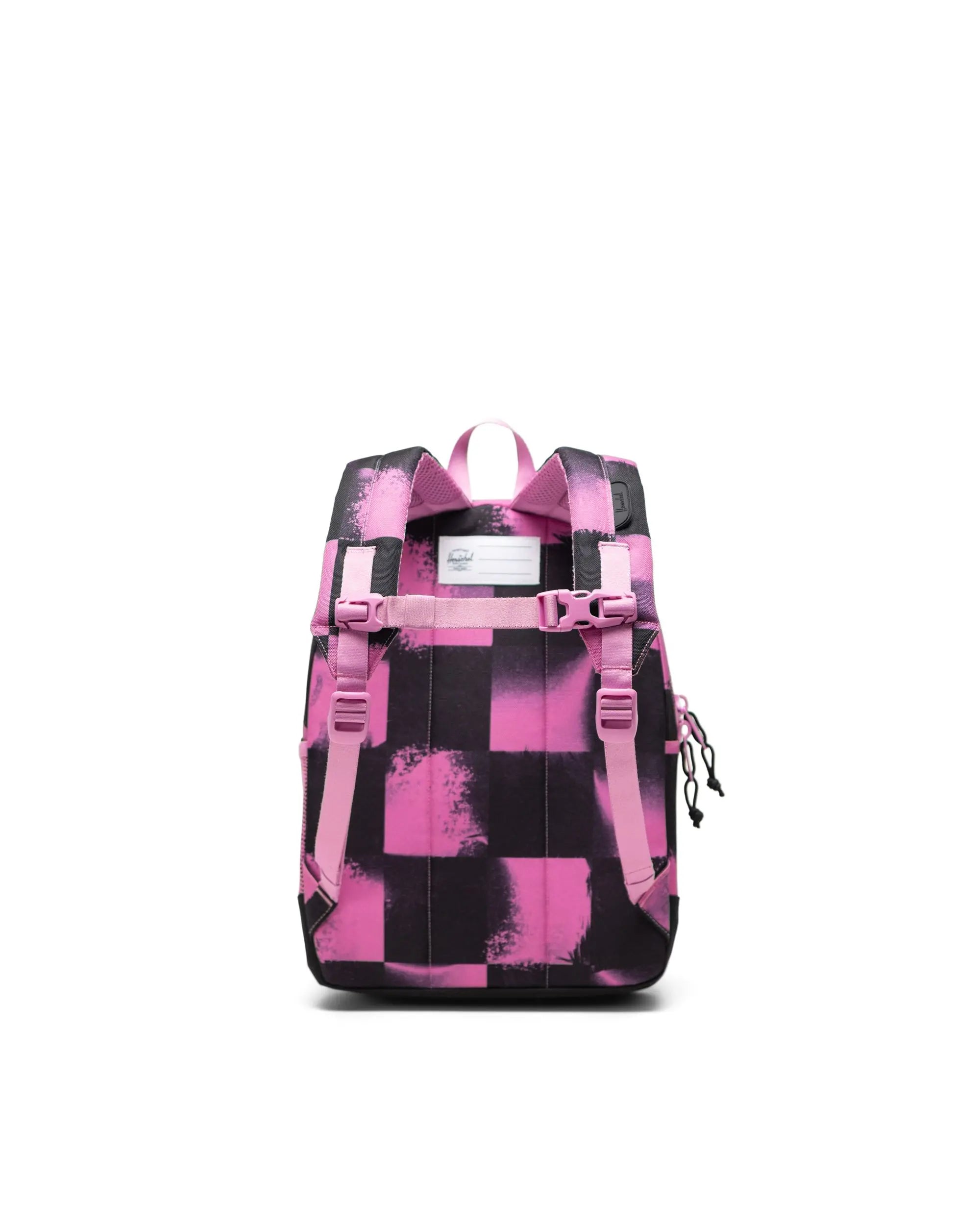 Heritage™ Kids Backpack Stencil Check Opera Mauve