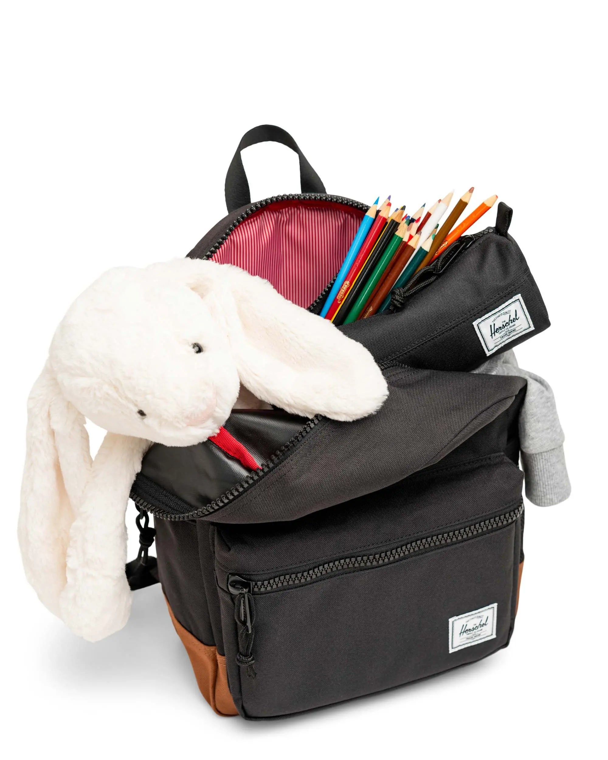 Heritage™ Kids Backpack Stencil Check Opera Mauve