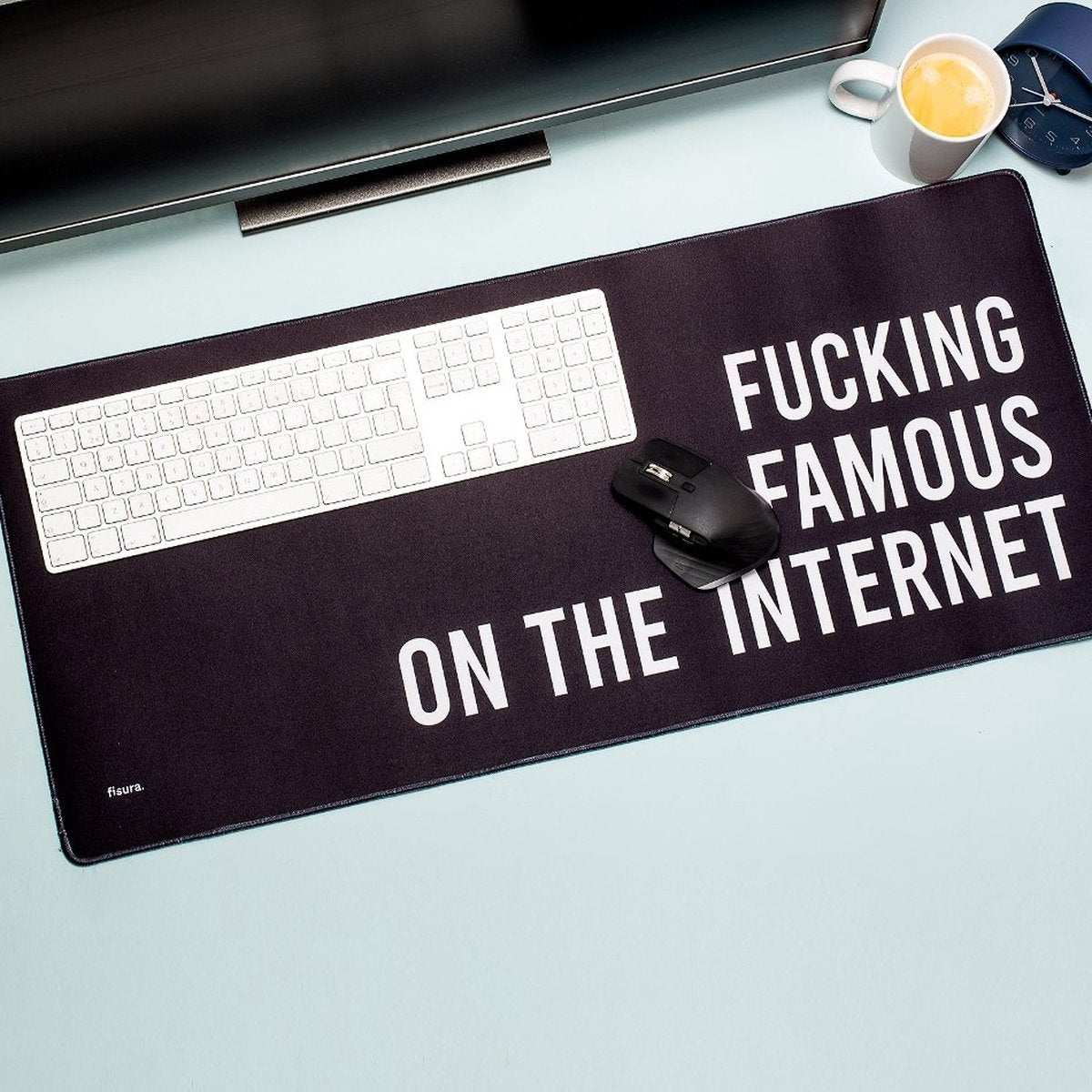 XXL Mouse Pad "Fucking Famous on the Internet"