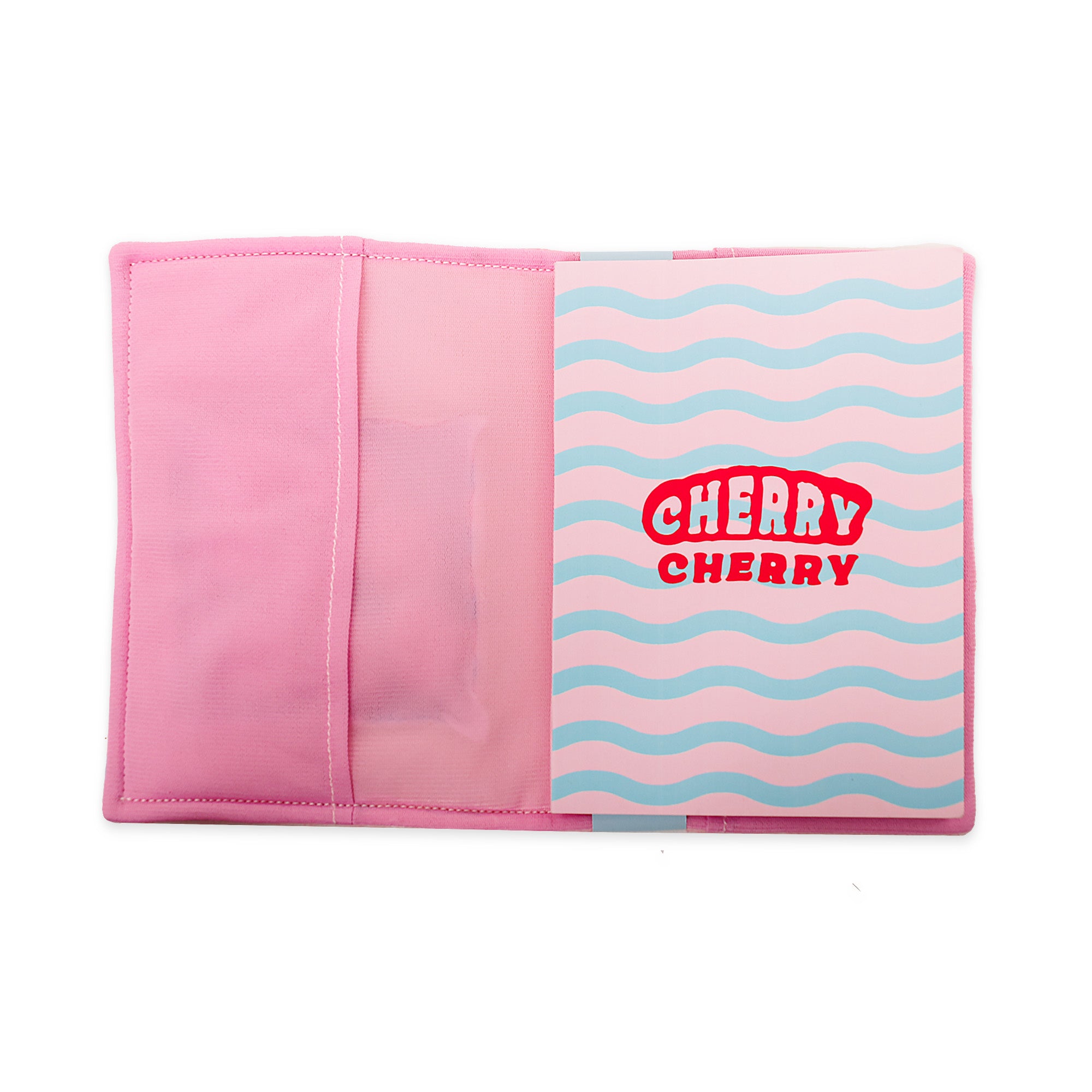 Velboa Woven Notebook "Cherry" - Pink