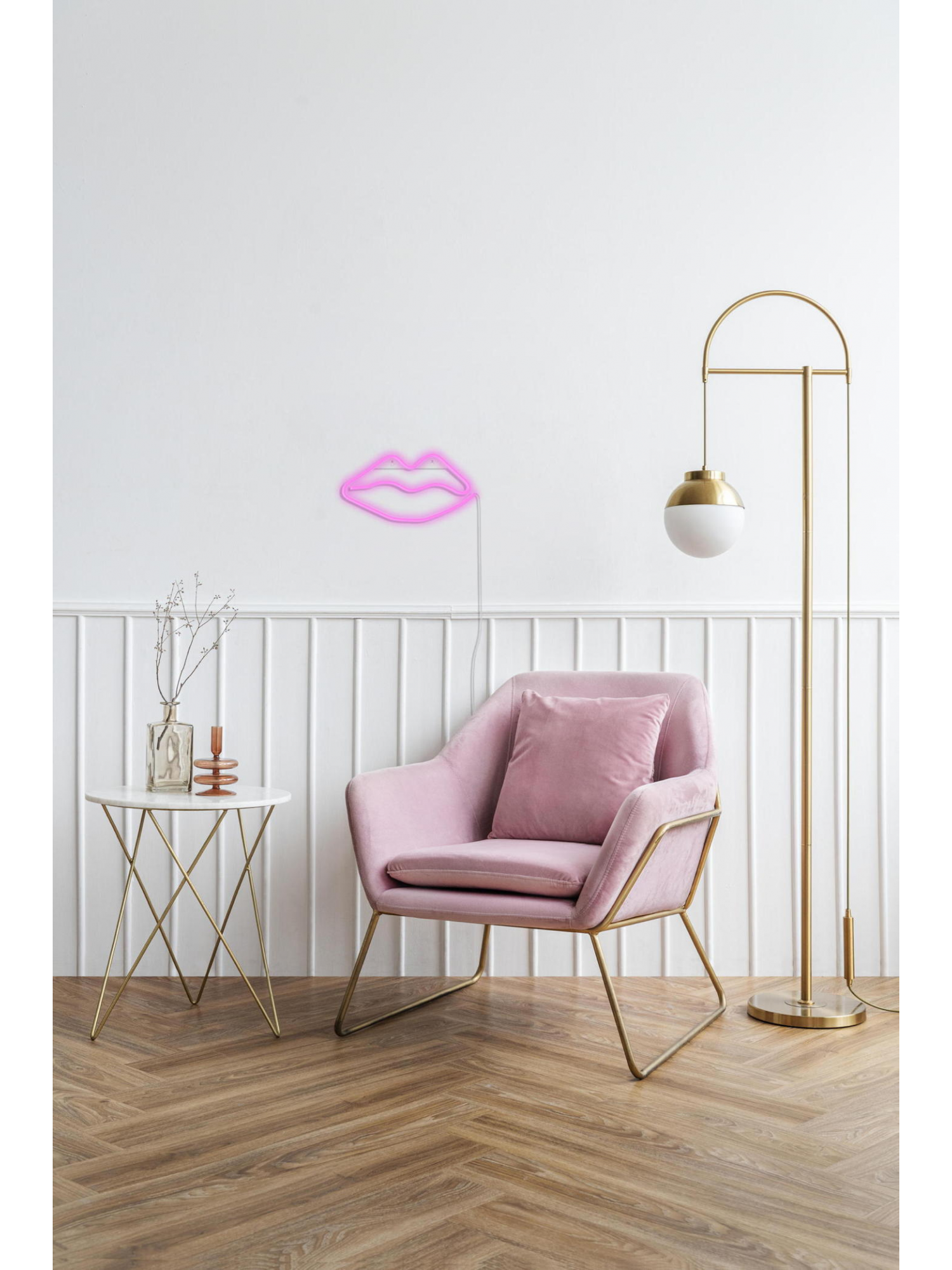 Neon LED Lamp Lips