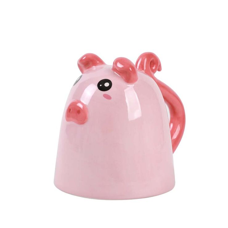 Ceramic Mug Up & Down Piggy