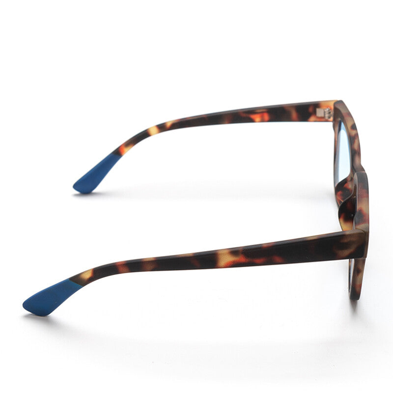 SUNGLASSES GIOVANNI - CLASSIC HAVANA & BLUE LENS