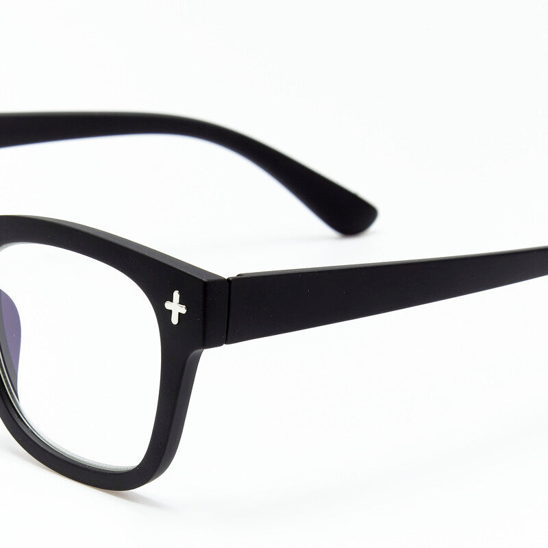 READING & SCREEN GIOVANNI GLASSES - BLACK +2.00