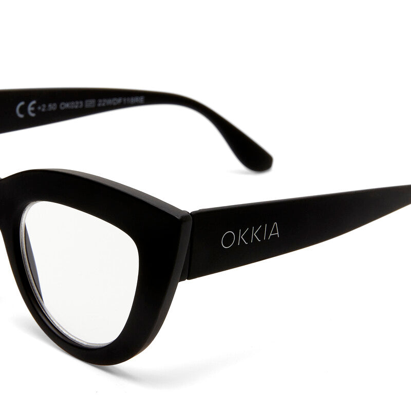 READING GLASSES CLAUDIA - BLACK