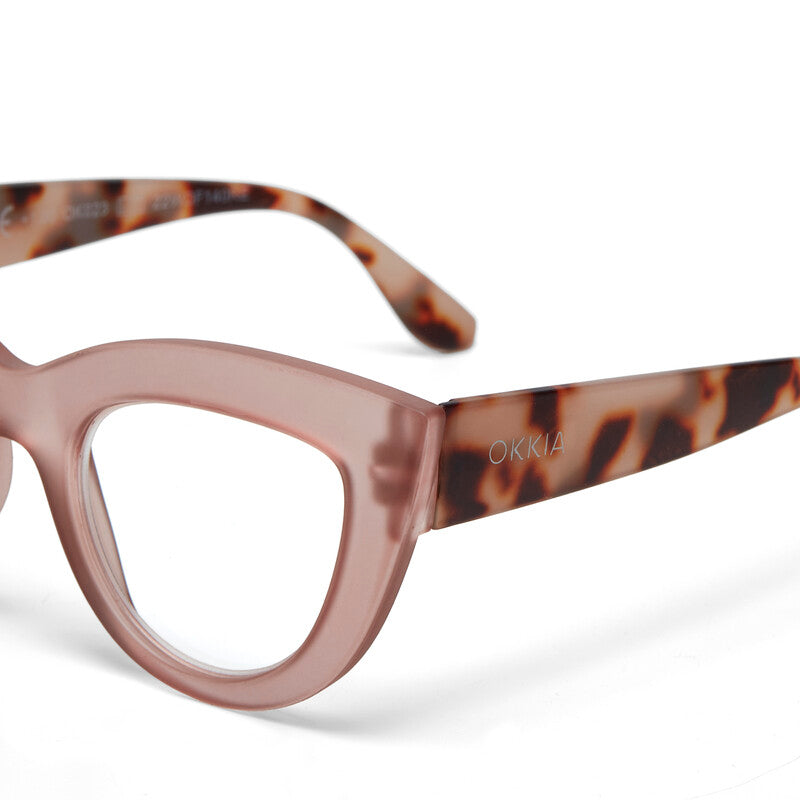 READING GLASSES CLAUDIA - PINK HAVANA