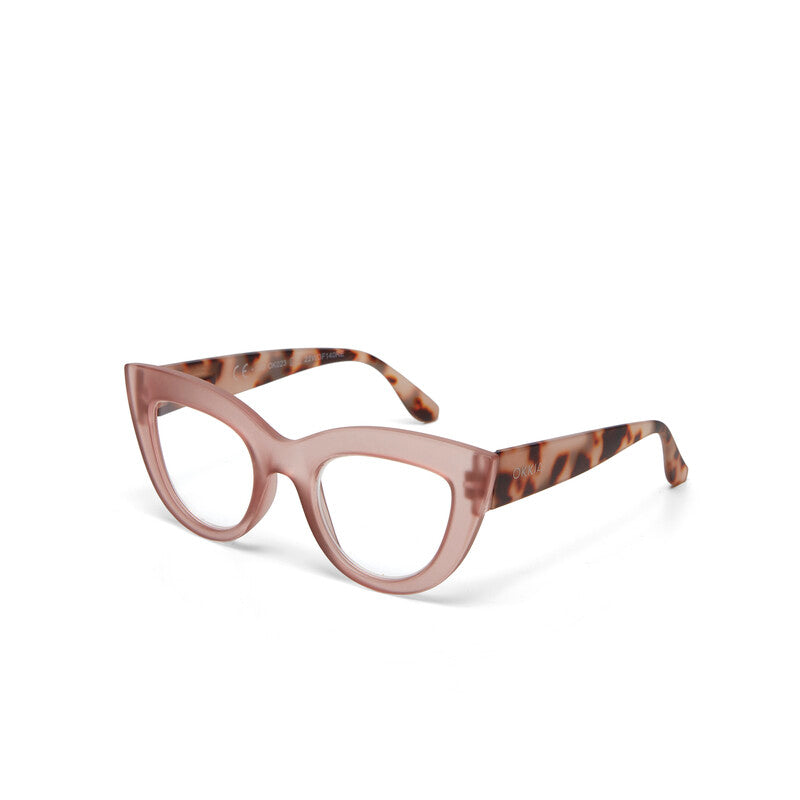 READING GLASSES CLAUDIA - PINK HAVANA