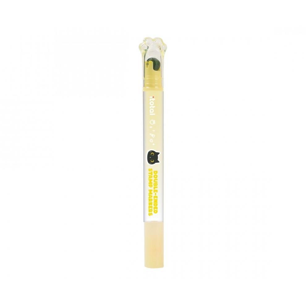Stamp Marker 2-in-1 Yellow