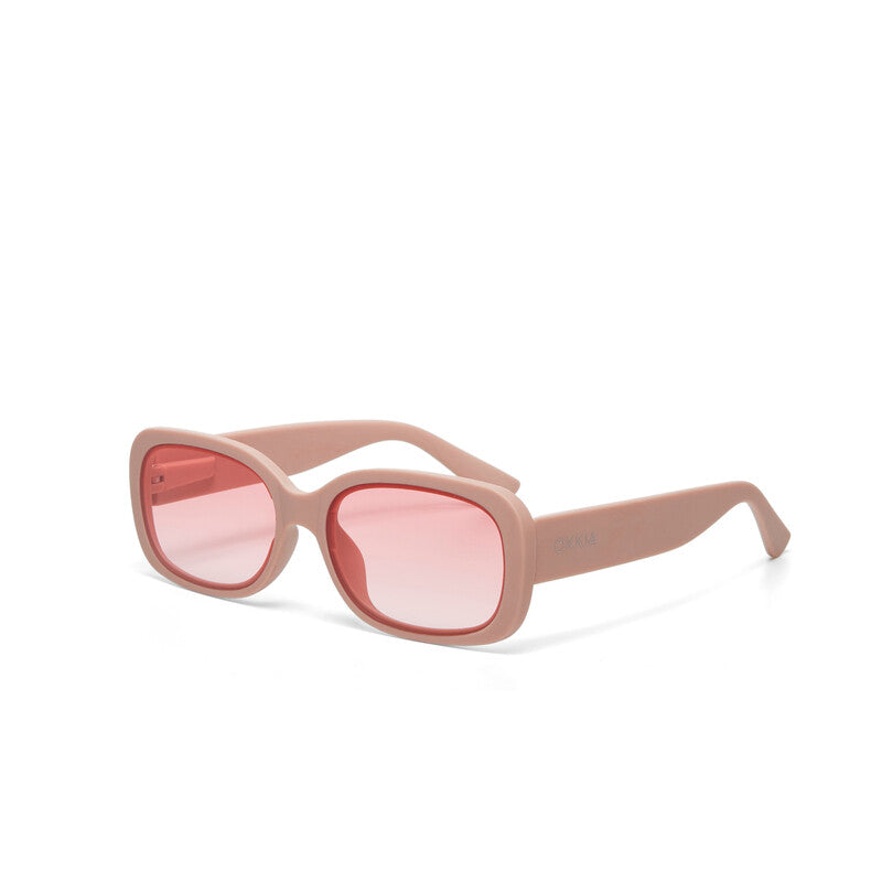 SUNGLASSES CHIARA - DUSTY PINK & PINK LENS