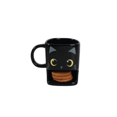 Mug With Biscuit Pocket Cat