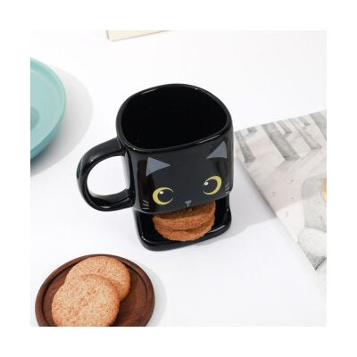 Mug With Biscuit Pocket Cat