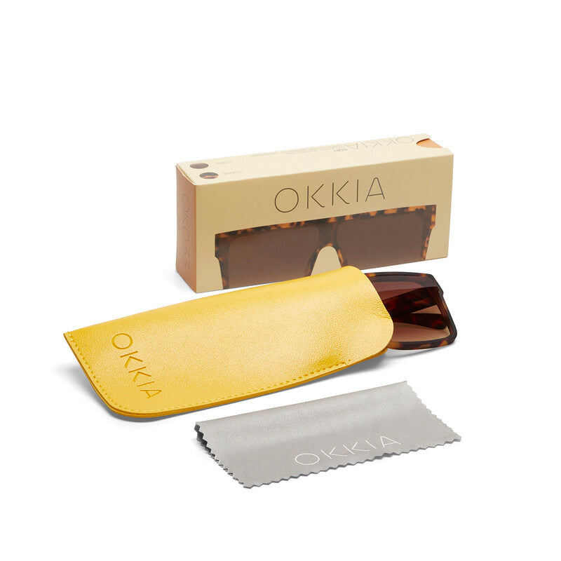 SUNGLASSES TOKYO - CLASSIC HAVANA & BROWN GRADIENT