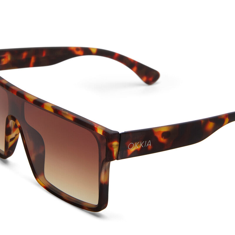 SUNGLASSES TOKYO - CLASSIC HAVANA & BROWN GRADIENT