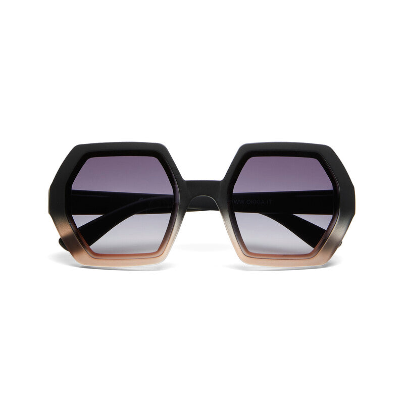 SUNGLASSES EMMA - BLACK SHADED ROSE