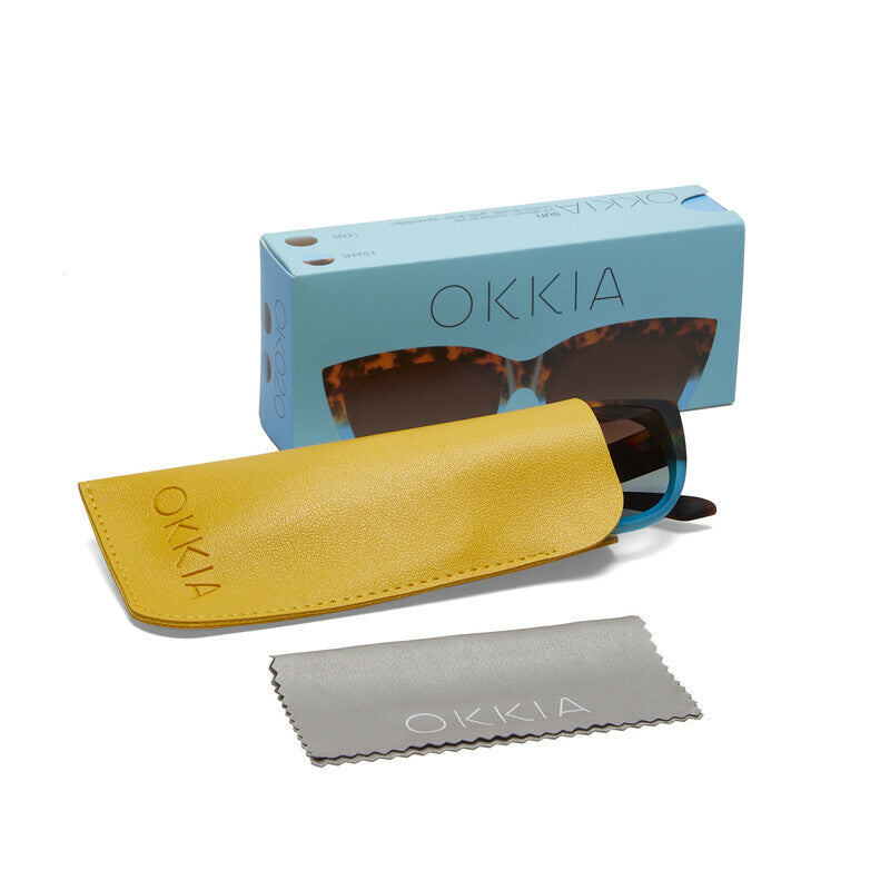 SUNGLASSES SILVIA - HAVANA BLUE