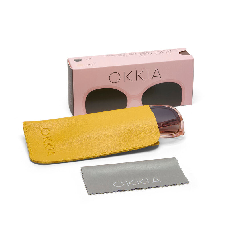 SUNGLASSES ANNA - TRANSPARENT PINK