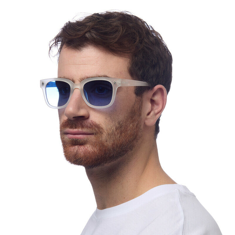 SUNGLASSES GIOVANNI - CLEAR & BLUE/PINK LENS