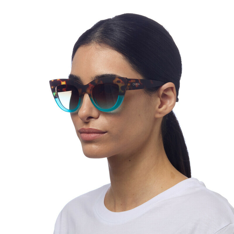 SUNGLASSES CLAUDIA - HAVANA BLUE
