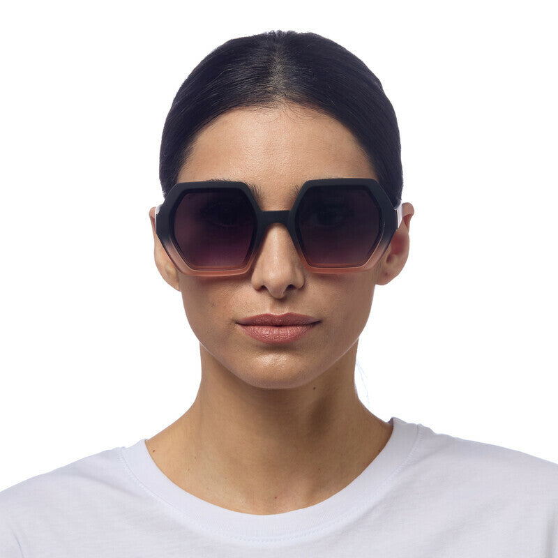 SUNGLASSES EMMA - BLACK SHADED ROSE