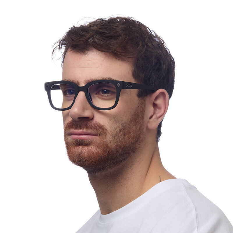 READING & SCREEN GIOVANNI GLASSES - BLACK +2.00