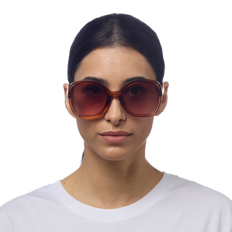 SUNGLASSES ANNA -TRANSPARENT BROWN