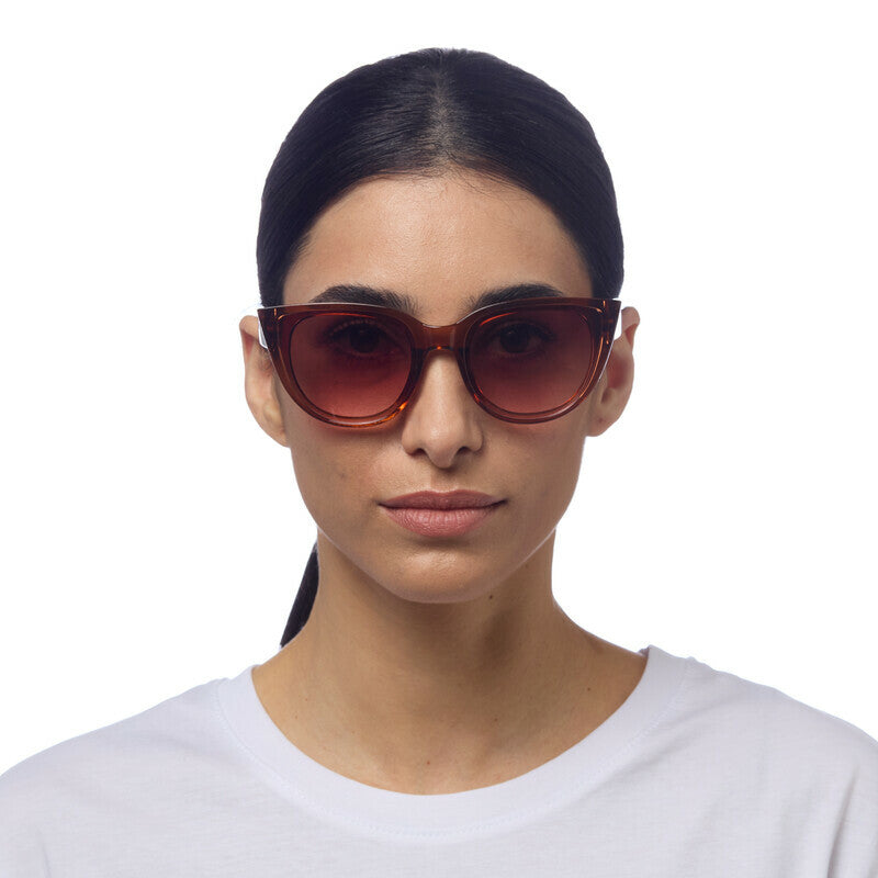 SUNGLASSES SILVIA- TRANSPARENT BROWN