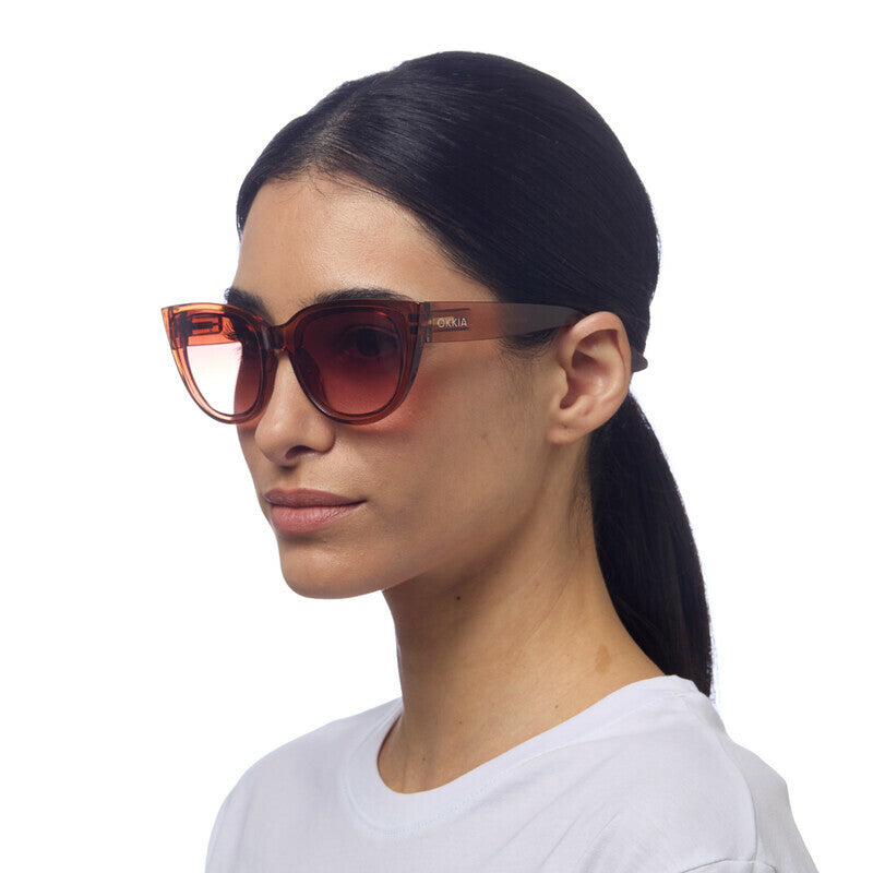 SUNGLASSES SILVIA- TRANSPARENT BROWN