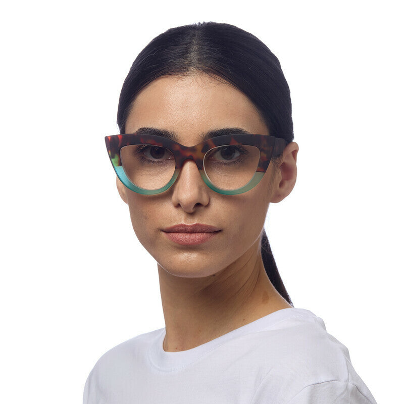 READING GLASSES CLAUDIA - HAVANA BLUE