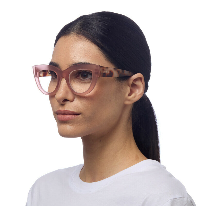 READING GLASSES CLAUDIA - PINK HAVANA