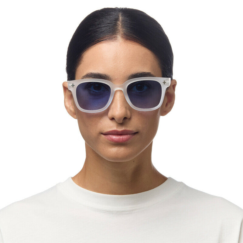 SUNGLASSES GIOVANNI - CLEAR & BLUE/PINK LENS
