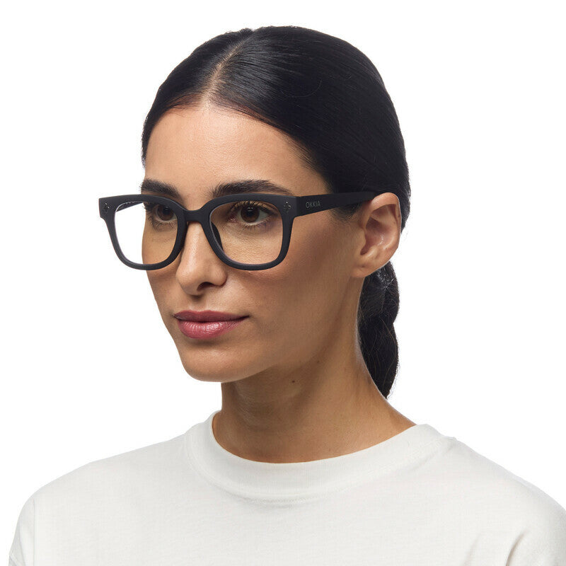 READING & SCREEN GIOVANNI GLASSES - BLACK +2.00