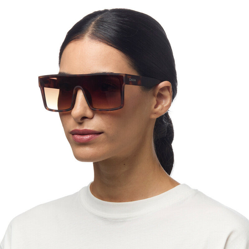 SUNGLASSES TOKYO - CLASSIC HAVANA & BROWN GRADIENT