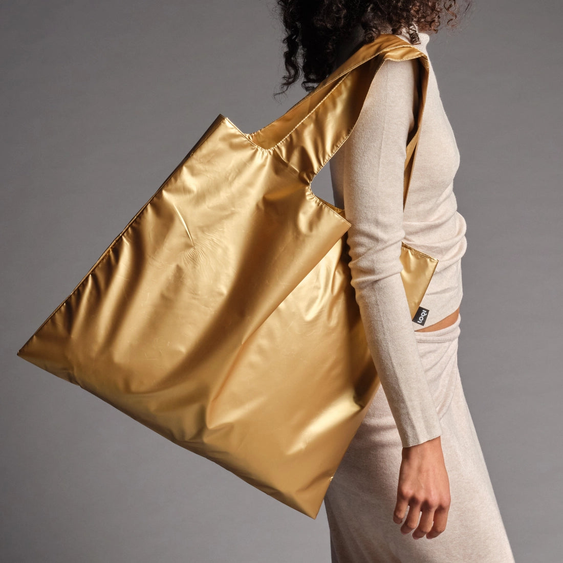 Tote Bag -"Metallic Matt" - Gold