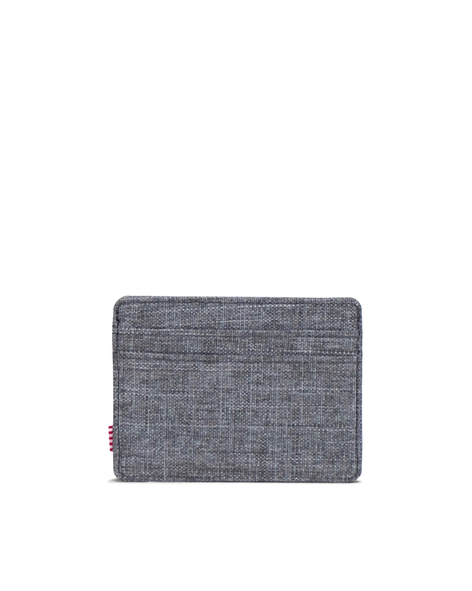 Charlie Cardholder Raven Crosshatch
