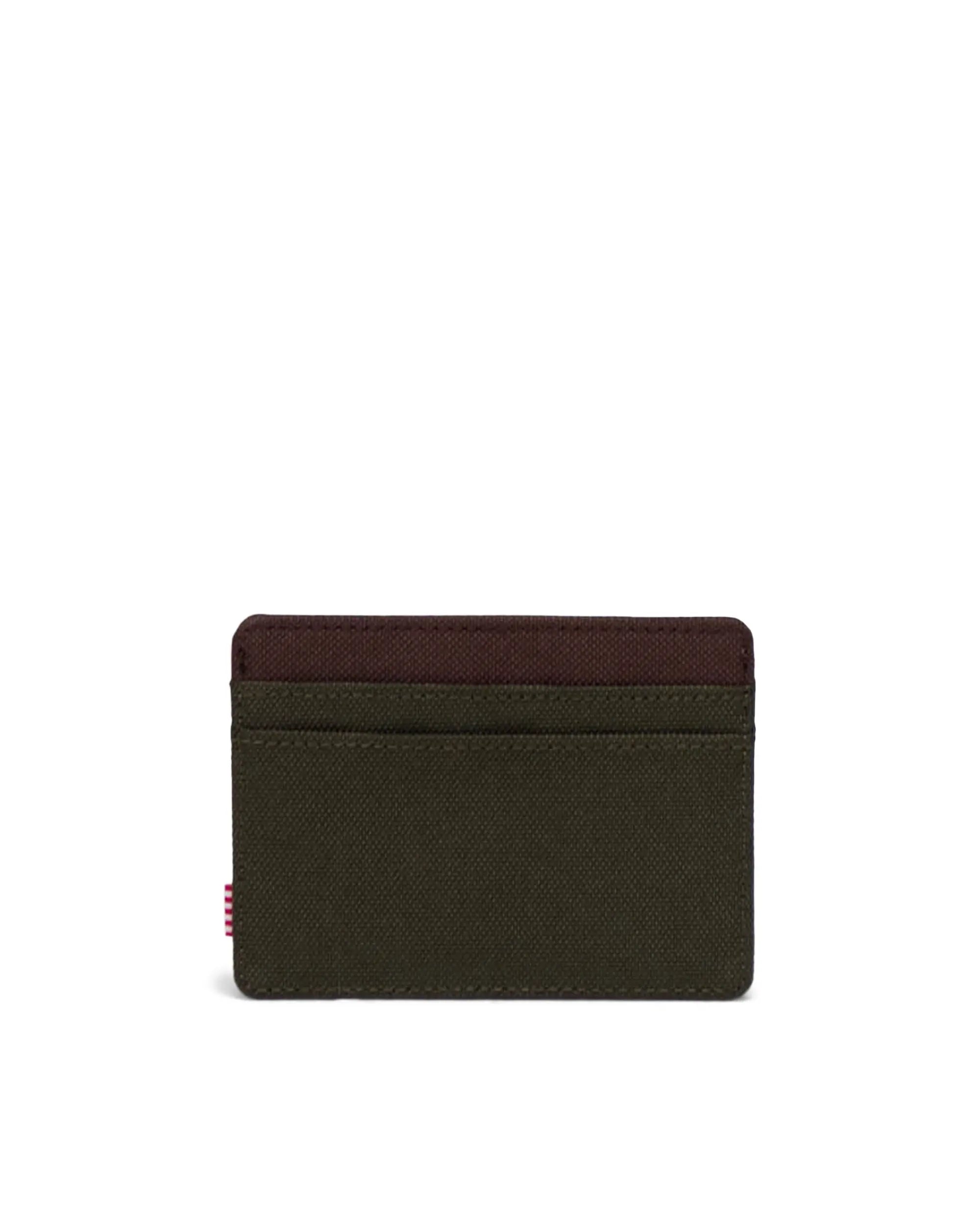 Charlie Cardholder Ivy Green/Chicory Coffee