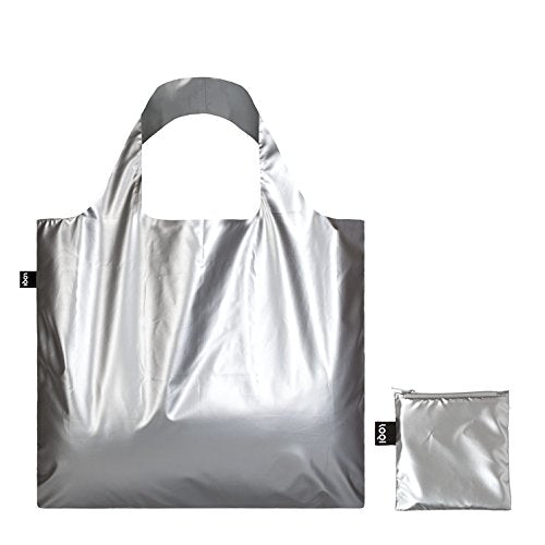 Tote Bag -"Metallic Matt" - Silver