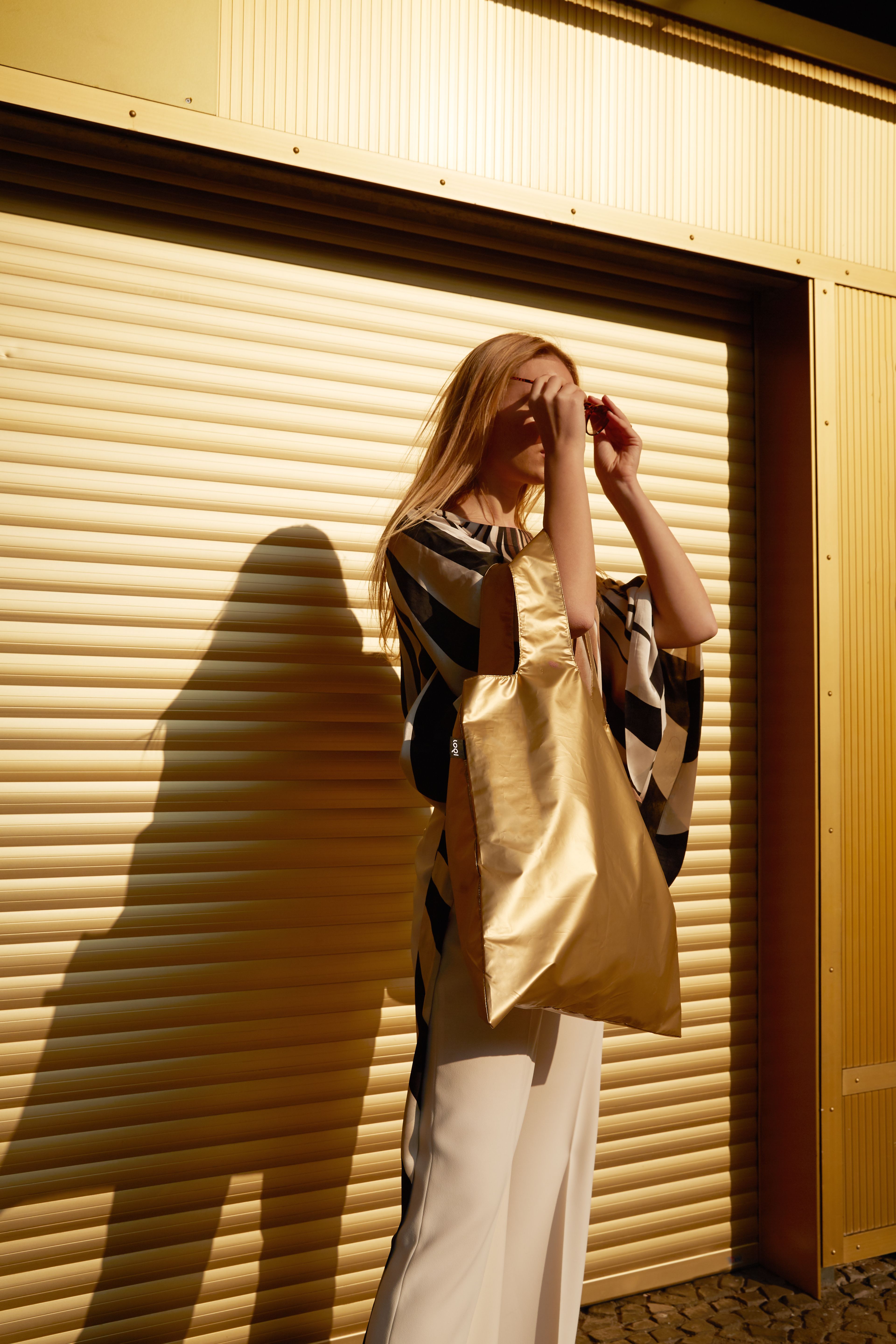 Tote Bag -"Metallic Matt" - Gold