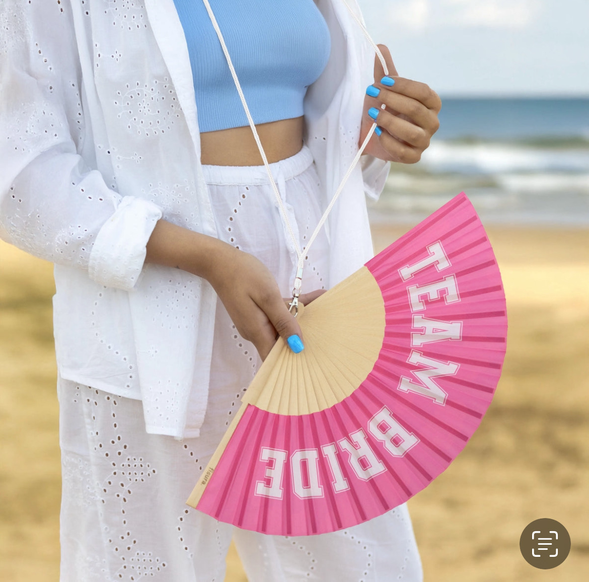 Hand Fan “Team Bride”