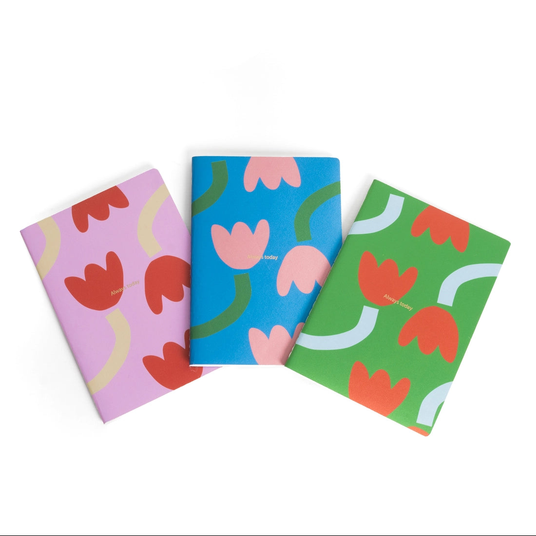 A5 Notebook "Tulip" - Green