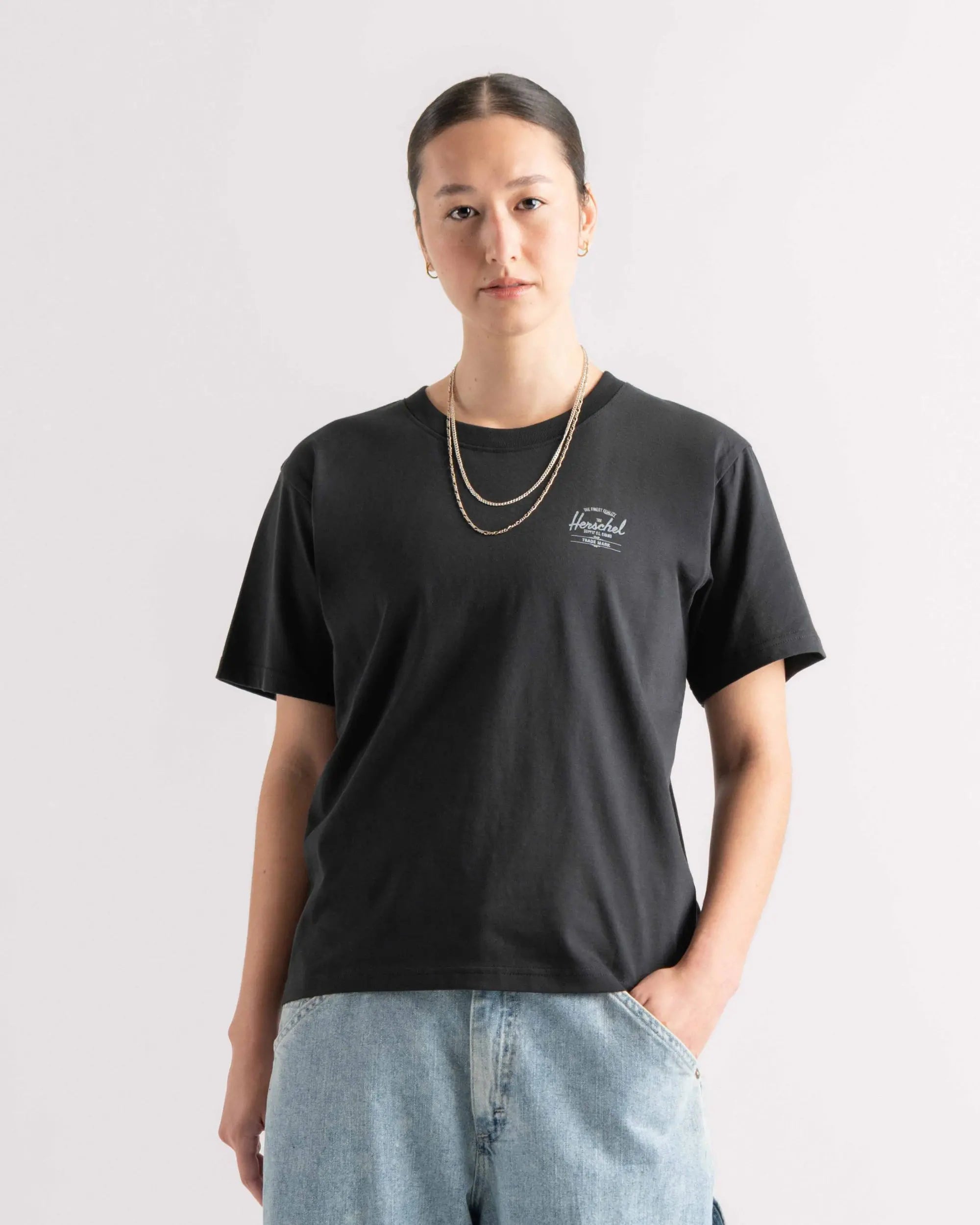 Basic Tee Women'S Black/White