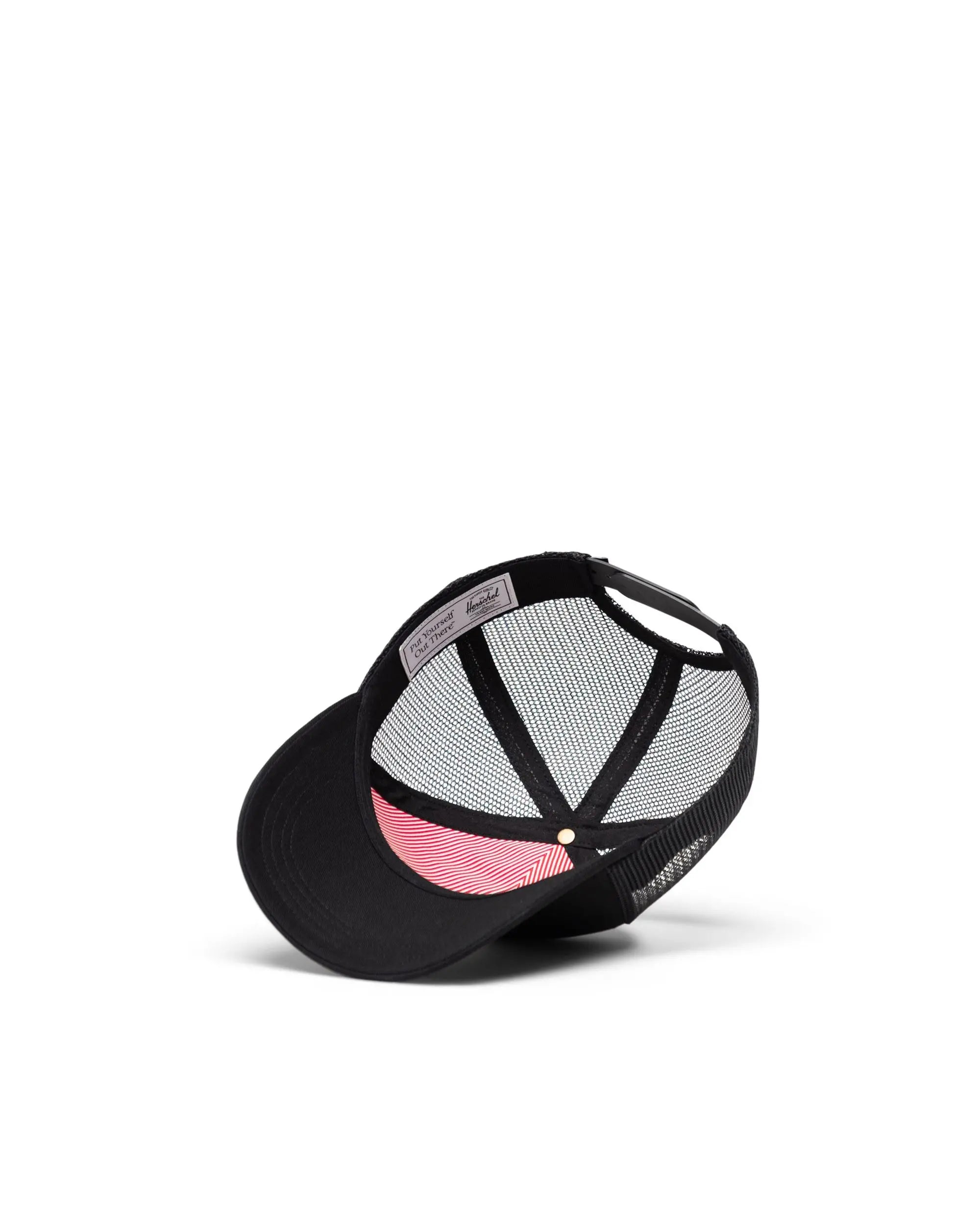 Whaler Cotton Mesh Kids Cap Black
