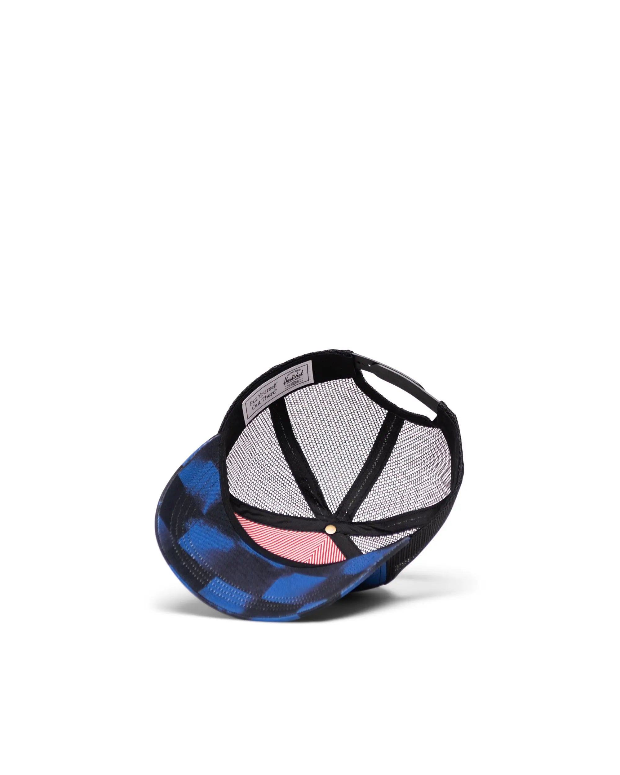 Whaler Cotton Mesh Kids Cap Stencil Checker/Sodalit