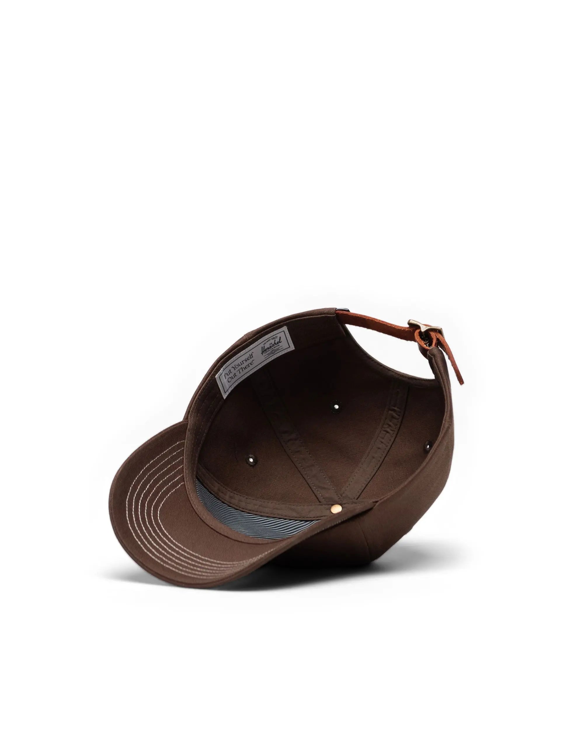 Sylas Premium Cap Brown Slate/Vintage White Stitch