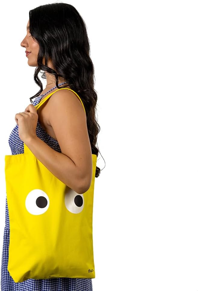 Tote Bag "Eyes" - Yellow