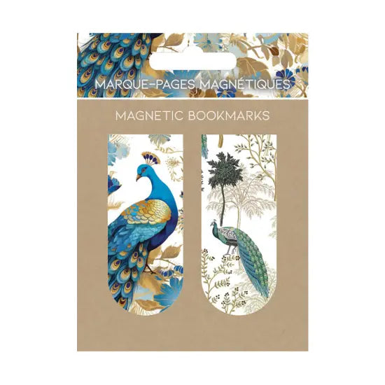 Magnetic Bookmarks - Peacock