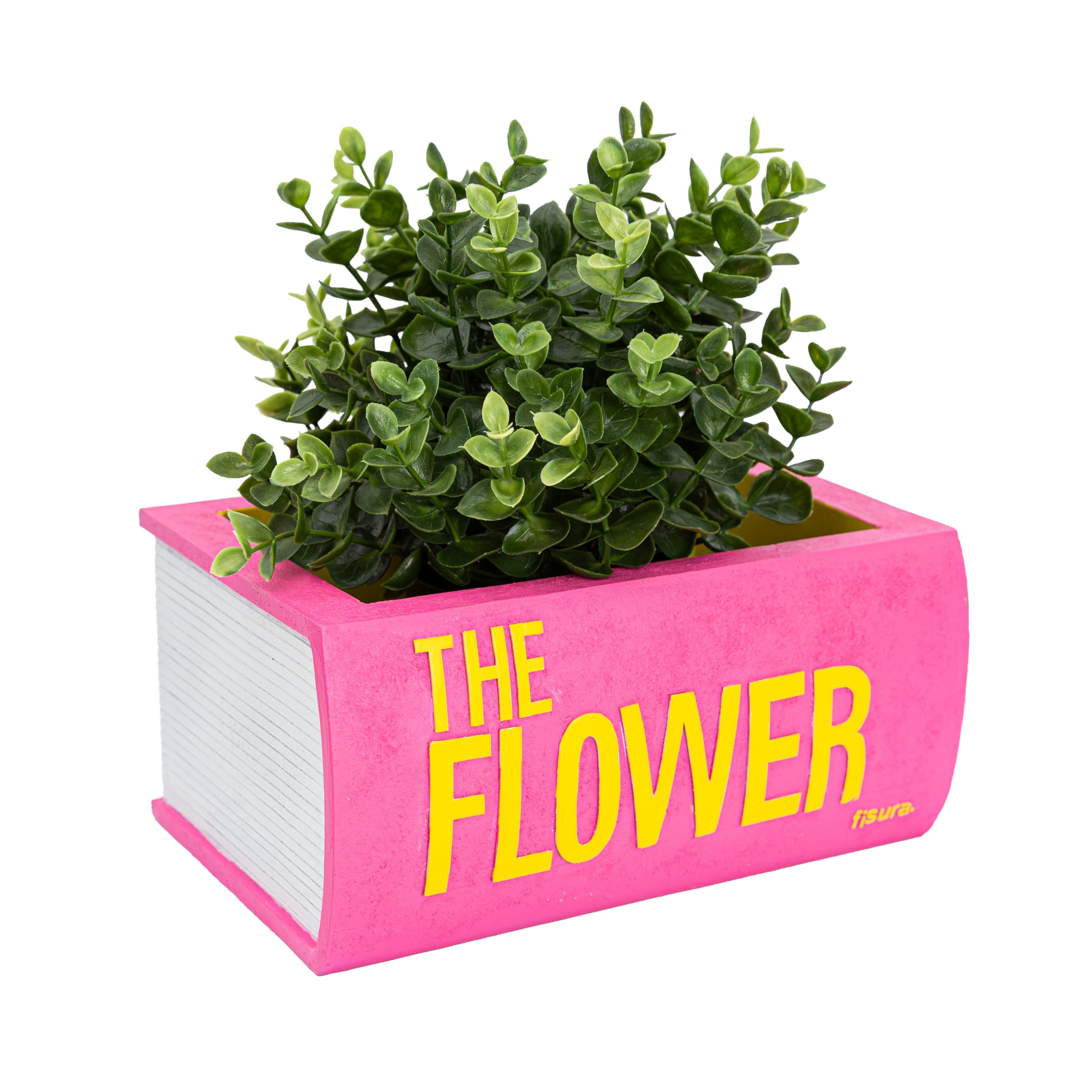 Book Planter "The Flower" - Pink