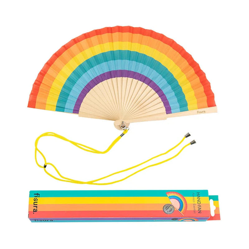Hand Fan "Rainbow"