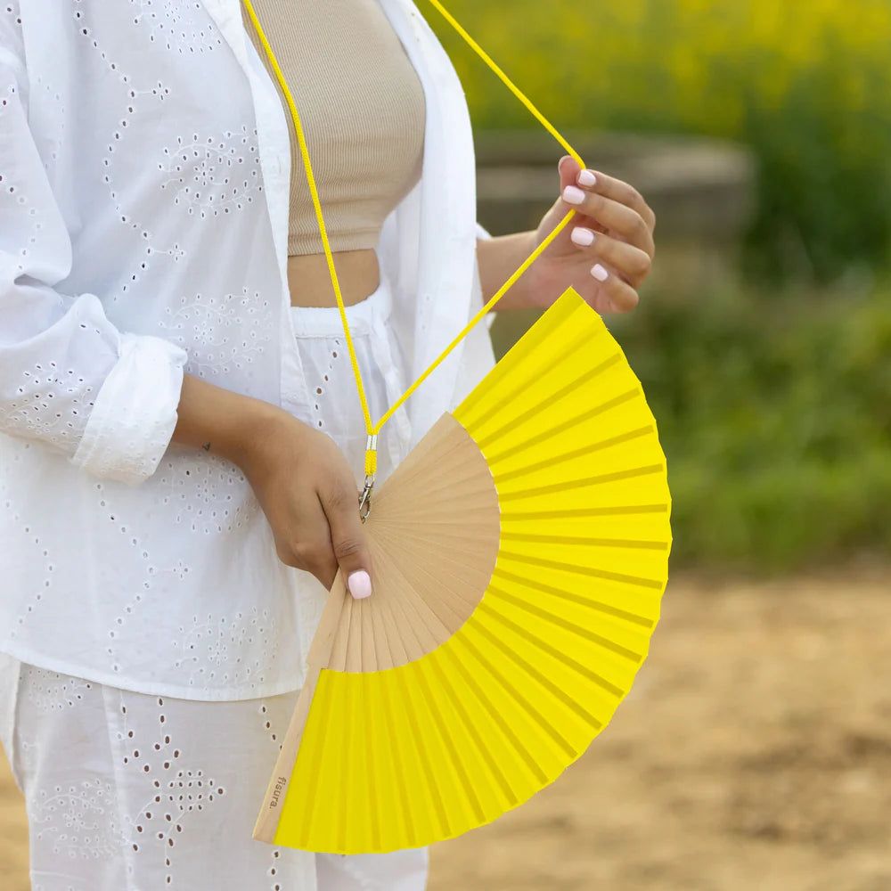 Hand Fan "Lime"