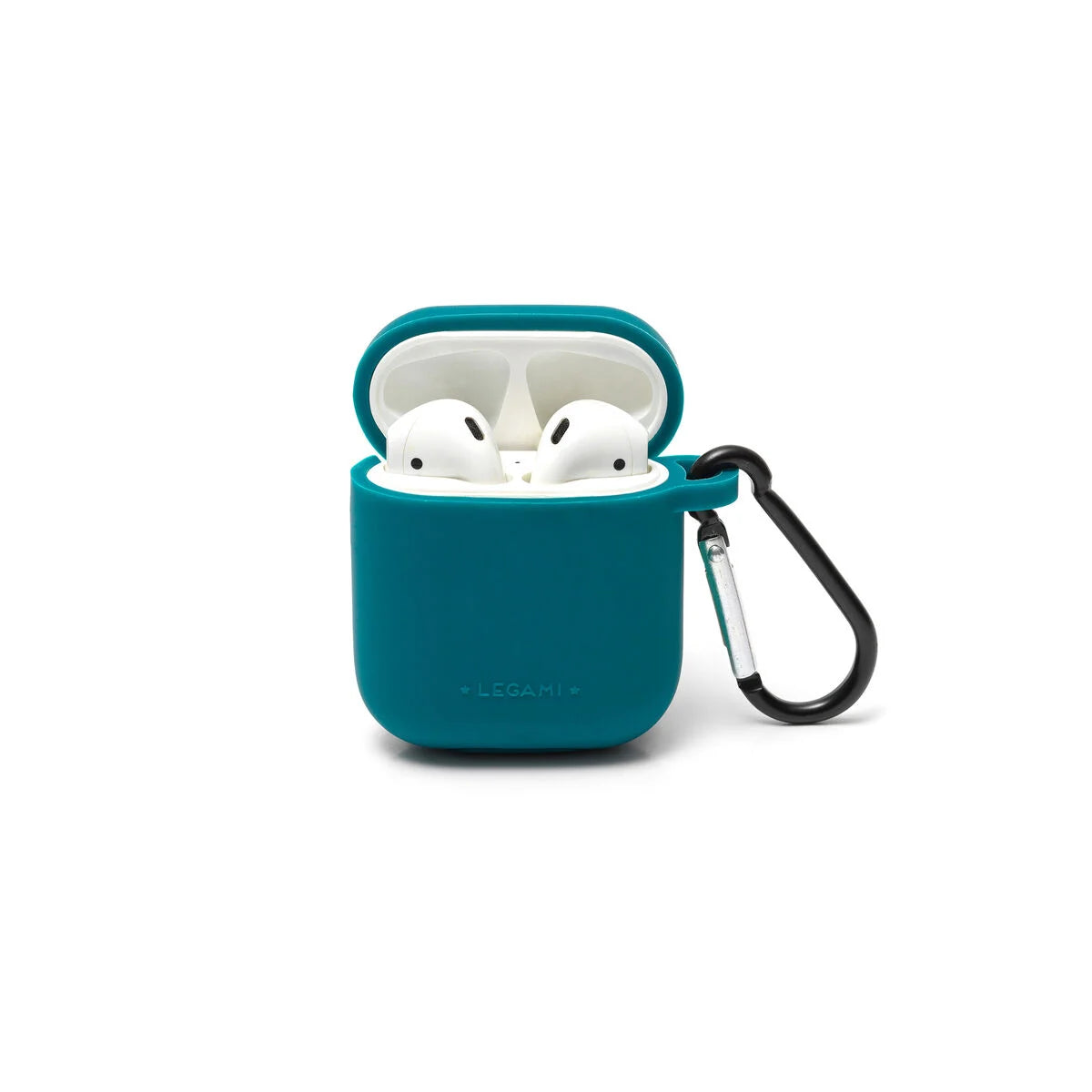 CASE AND CORD SET FOR  AIRPODS - AIR 'N GO -  PETROL